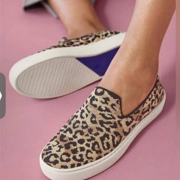 Rothy’s the original slip on sneaker desert leopard cat women’s size 7.5 - Picture 1 of 6